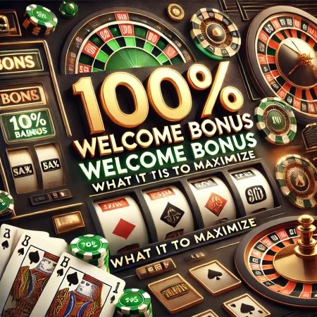 100% Welcome Bonus in Online Casinos: What It Is and How to Maximize It